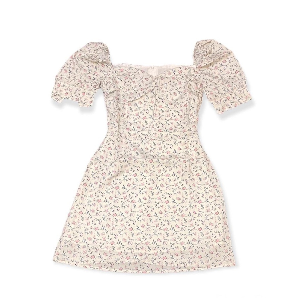 floral mini dress